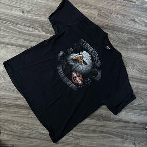 Harley-Davidson Black Graphic T-Shirt for Men